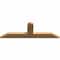 Ekena Millwork Portland Smooth Timber Gable Bracket, Western Red Cedar, 36"W x 12"H x 1 1/2"D x 3 1/2"F, 8/12 Pitch GBW036X12X0204POR00SWR - alternate 2